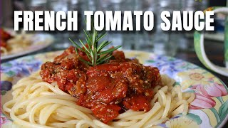 Tomato Sauce  French Grandmas Classic Recipe in 11 Minutes [upl. by Ahsinot]