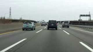 New Jersey Turnpike Exits 11 to 13 northbound Car Lanes [upl. by Conny419]