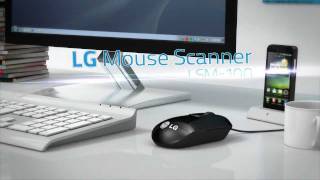 LG Smart Scan Mouse LSM100 The Worlds 1st Mouse Scanner brought to you by LG [upl. by Vita]