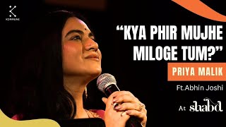 Kya Phir Mujhe Miloge Tum By Priya Malik  Hindi Poetry  Shabd 2023 [upl. by Mikeb191]