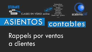 Rappels sobre ventas a clientes  CONTABILIDAD  Asientos contables [upl. by Atires]