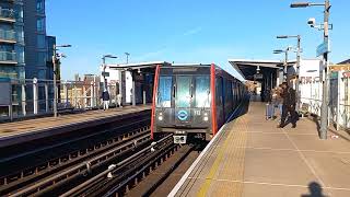 DLR Trains At Deptford Bridge [upl. by Kaenel]