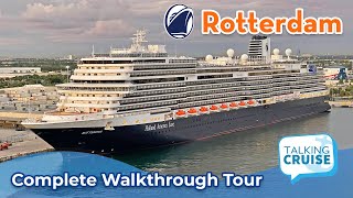 Holland America Rotterdam  Complete Walkthrough Tour [upl. by Cirdec]