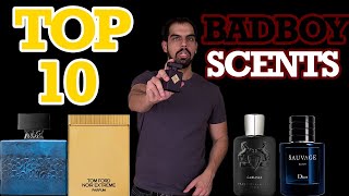 Top 10 Bad Boy Fragrances In My Collection [upl. by Allicsirp587]