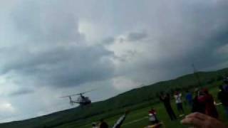 Helicopter Almost Crashes  Take Off Heavy Wind [upl. by Kcyred103]