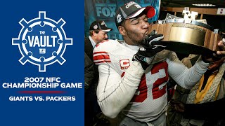 Giants Defeat Packers in THRILLING OT Win for 2007 NFC Championship Title  New York Giants [upl. by Fabrin]