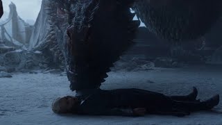 Dragon Fire Iron Throne  Death Daenerys Targeryan  Got S8E6 [upl. by Map]