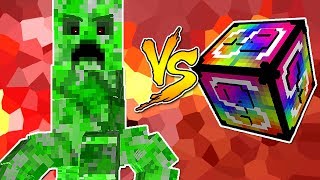 CREEPER TITAN GIGANTE VS LUCKY BLOCK VIDEOGAMES MINECRAFT LUCKY BLOCK CHALLENGE [upl. by Daniel]