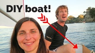 How we Built an 8 Foot Tender Which Folds to 4 Inches Wide  ⛵ Sailing Britaly ⛵ [upl. by Sadoff955]