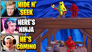 Streamers Host LARGEST Hide And Seek Game  Fortnite Daily Funny Moments Ep531 [upl. by Richella]