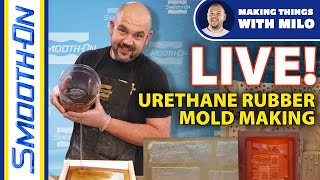 YouTube LIVE Urethane Rubber Mold Making Hosted By Milo Medunic [upl. by Annoyt]