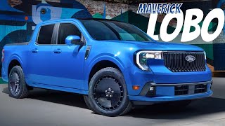 2025 Ford Maverick Lobo Debuts As A Lowered Street Performance Truck [upl. by Bashuk]