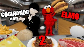 COMPETENCIA de COCINA con ELMO y MOB 2  VrChat [upl. by Artemas]