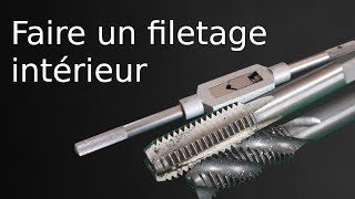 Comment faire un taraudage manuellement [upl. by Ecnerwal499]