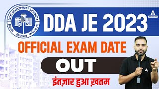 DDA JE Exam Date 2023 Out  Good News For Civil Junior Engineers Exam Date Out  Full Details [upl. by Jarl49]