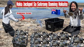 After Low Tide Nag Raking Crab Ako Dito Sa Australia Grabi Naglabasan Sila Jackpot😲 [upl. by Gianni]