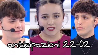 Amici registrazione 2202 Tre allievi al serale un eliminatonews e spoiler [upl. by Yanrahs]