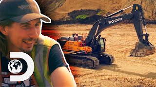 Parker Buys A HUGE New Excavator For His Crew  Gold Rush [upl. by Wieche]