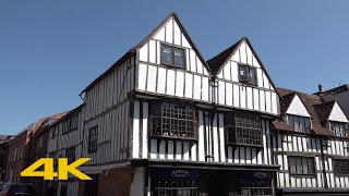 Bishops Stortford Walk Town Centre【4K】 [upl. by Warford388]