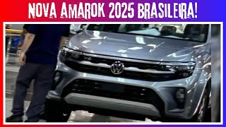 Amarok 2025  VAZA IMAGEM DO NOVO DESIGN CHEGA EM AGOSTO [upl. by Felice]