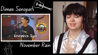 Dimas Senopati  November Rain  Guns N Roses Reaction Video Absolutely Loved It Happy New Year✨ [upl. by Ahsiri]