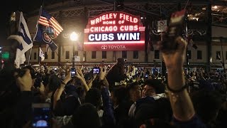 quotThe Cubs Win the World Series Everyone Goes Nutsquot [upl. by Amity609]