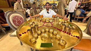 28KG Biggest Maharaja Thali  Unlimited Maharaja Bhog Thali in Pune  Pune Food Tour [upl. by Ynnhoj]