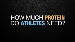 How much protein do athletes need [upl. by Aelem]