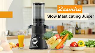 Zasmira Slow Masticating Juicer  Juicer With 98 Juice Purity  Cold Press Juicer  Best Juicer [upl. by Brant554]