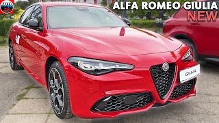 New ALFA ROMEO GIULIA 2024  Visual REVIEW [upl. by Kolodgie]