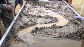 EmRiver Introduction erosion and deposition in a selfforming model river channel [upl. by Ojibbob351]