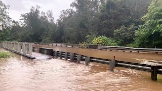 Wyong River Flooding 20 March vs 21 March 2021  2 days of rain NSW Australia [upl. by Akenihs]