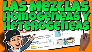 ⚗ MEZCLAS HOMOGÉNEAS y HETEROGÉNEAS  Química [upl. by Zitvaa]