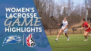 CUW Womens Lacrosse Highlights vs Carthage March 13 2024 [upl. by Ranson]