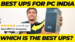 Best UPS For Computer ✅Best ups for PC India ✅ Best ups for home in India ✅ APC BackUPS BX600CIN [upl. by Rafferty]