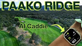 AI Caddie at a Top 100 Golf Course  PaaKo Ridge [upl. by Jeanne]