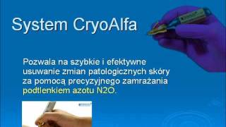 Aparat do kriochirurgii CryoAlfa  dermatologia estetyczna [upl. by Yevrah]