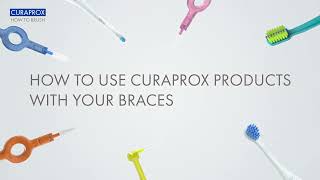 CURAPROX I How to brush with Braces I EN [upl. by Dorca]