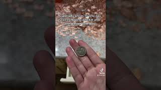 Flip 253  Flipping A Nickel Everyday Until The Glass Overflows coin coinflip money [upl. by Nolaj]