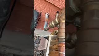 Air Coming Out of Top of Backflow Preventer When Trying to Winterize Try this [upl. by Lattonia]