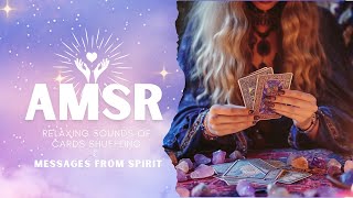 ASMR Slow Shuffling  relax and receive messages from spirit  asmr asmrcards [upl. by Dlaner]