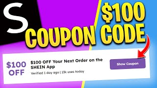 you have to use this 100 SHEIN Coupon Code  SHEIN 100 Promo Code for existing customers [upl. by Nolram175]