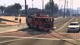 Fire truck drifting [upl. by Enirahtak]