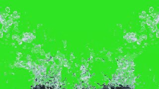 REALISTIC TOP 9 Water Splash Green Screen  Sound Effect Included  By Green Pedia [upl. by Enyawad]