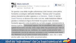 Adinolfi della “moglie sottomessa” a Sala Consilina Scoppia la polemica sul web [upl. by Nadya543]