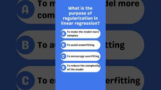 What is the purpose of regularization in linear regression [upl. by Wernda146]