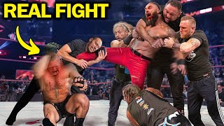 WWE Matches That Turned Into Real Fights [upl. by Katherina]