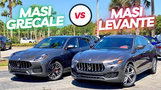 2023 Maserati Grecale GT vs Levante GT and Which Italian SUV Is Better [upl. by Ilojna374]