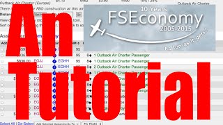 FSEconomy Beginners Planning Guide An FSE and Skyvector Basic Tutorial [upl. by Hafler194]