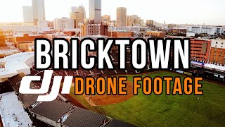 Oklahoma City  Explore Bricktown  DJI Drone Footage [upl. by Nairrad]